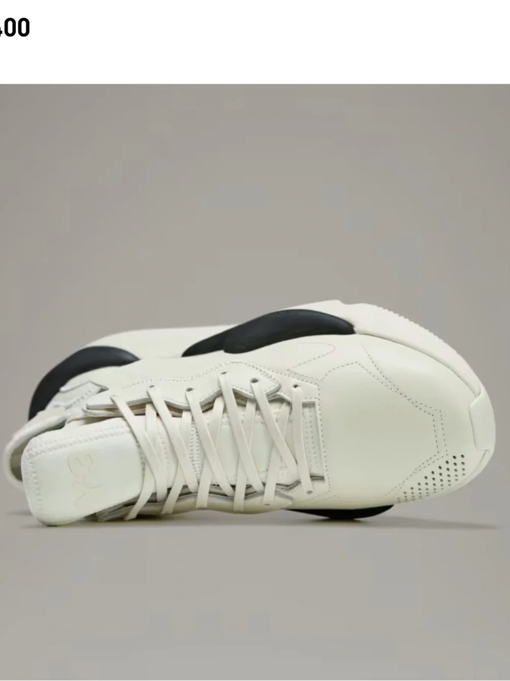 Adidas Y-3 Kaiwa White Black sneakers